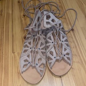 Mossimo lace up sandals